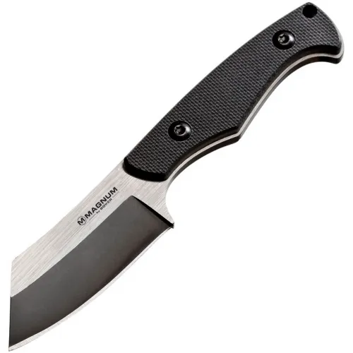 Boker Magnum Challenger Fixed Blade Knife - 2.04" Blade, Black G10 Handle with Kydex Sheath