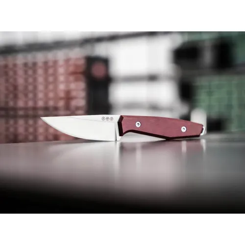 Boker AK1 Drop Point Richlite Redstone Fixed Blade Knife - 3.11" RWL34 Blade Richlite Handle