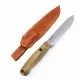 BPS Knives BS1FT-SSH Compact Camping Knife - 3.74" 5Cr14MoV Stainless Steel Blade Ashwood Handle Cyclaire Knives and Tools