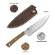 BPS Knives Rosemary Fixed Blade Kitchen Knife - 7.7" 5Cr14MoV Stainless Steel Blade Walnut Handle Cyclaire Knives and Tools