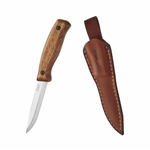 BPS Knives BS3FT-CSH Bushcraft Knife - 4.13" 1066 Carbon Steel Blade Walnut Handle