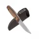 BPS Knives Finn Lite Stainless Steel Fixed Blade Knife - 3.3" 8Cr13Mov Stainless Steel Blade Walnut Handle Cyclaire Knives and Tools
