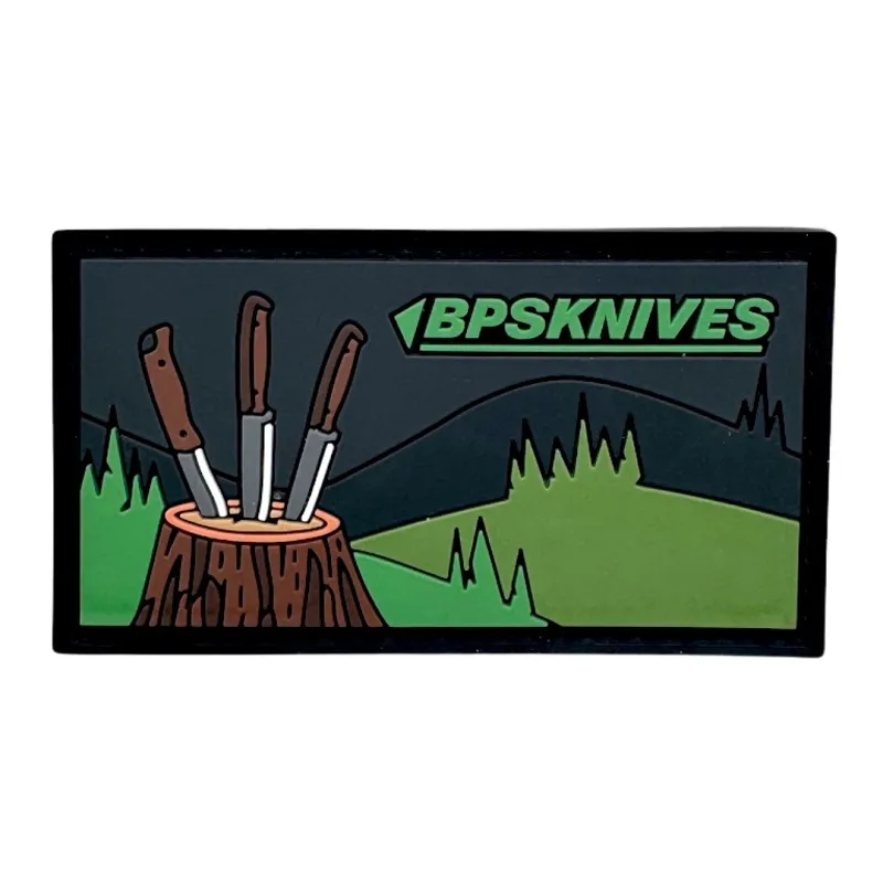 BPS Knives Patch Rectangular "Three Knives" Cyclaire Knives and Tools