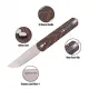 BPS Knives Skua Folding Knife - 3.46" Nitro-V Blade G-Mascus Handle Cyclaire Knives and Tools