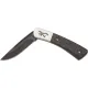 Browning Knoll UK EDC Folding Knife - 2.38" Black Coated 12C27 Blade Marbled Carbon Fiber Handle Cyclaire Knives and Tools