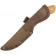 Browning Fixed Blade Skinner Knife - 3.25" Stainless Steel Blade Brown Wood Handle Cyclaire Knives and Tools