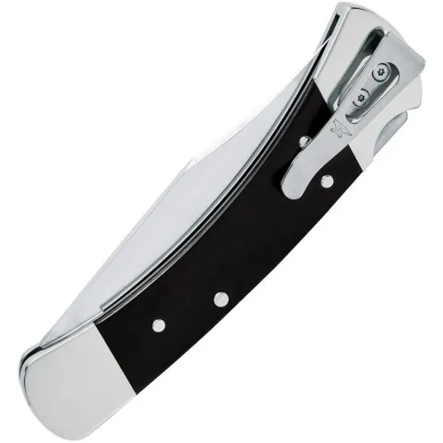 Buck 110 Slim Heritage Elite Folding Hunter - 3.75" MagnaCut Blade Ebony Wood Handle with Nickel Silver Bolsters
