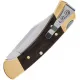 Buck 112 Slim Elite Heritage Folding Knife - 3" CPM-Magnacut Stainless Steel Crelicam Ebony Wood Handle Cyclaire Knives and Tools