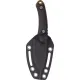 Buck Alpha Scout Backcountry Fixed Blade Knife - 2.88" Tan 420HC Blade Black VersaFlex Rubber Nylon Handle Cyclaire Knives and Tools