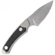 Buck 662 Alpha Scout Fixed Blade Knife - 2.88" Stonewash 420HC Stainless Steel Blade Grey and Black Handle Cyclaire Knives and Tools