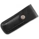 Buck 110 Folding Hunter - 3.75" Stainless Steel Blade Ebony Handle Black Leather Sheath Cyclaire Knives and Tools