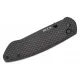 Buck 744 Sovereign Button Lock Folding Knife - 3.22" Black TiNi CP Blade Carbon Fiber Handle Cyclaire Knives and Tools