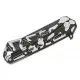 Buck 811 Trace Ops Folding Knife - 3.23" Black Reverse Tanto Blade Skeletonized Black and White Camo Aluminum Handle Cyclaire Knives and Tools