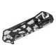 Buck 811 Trace Ops Folding Knife - 3.23" Black Reverse Tanto Blade Skeletonized Black and White Camo Aluminum Handle Cyclaire Knives and Tools