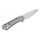 Buck 811 Trace Ops Folding Knife - 3.23" Reverse Tanto Blade Skeletonized Gray Aluminum Handle Cyclaire Knives and Tools