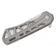 Buck 811 Trace Ops Folding Knife - 3.23" Reverse Tanto Blade Skeletonized Gray Aluminum Handle Cyclaire Knives and Tools