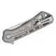 Buck 811 Trace Ops Folding Knife - 3.23" Reverse Tanto Blade Skeletonized Gray Aluminum Handle Cyclaire Knives and Tools