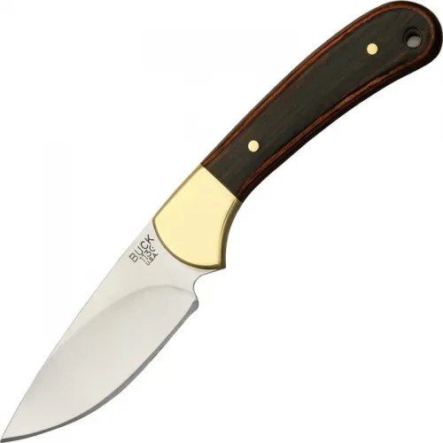 Buck 113 Ranger Skinner Fixed Blade Knife - 3" 420HC Stainless Steel Ebony Handle