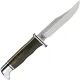 Buck 117 Brahma Pro Fixed Blade Knife Green Canvas Micarta Handle Cyclaire Knives and Tools