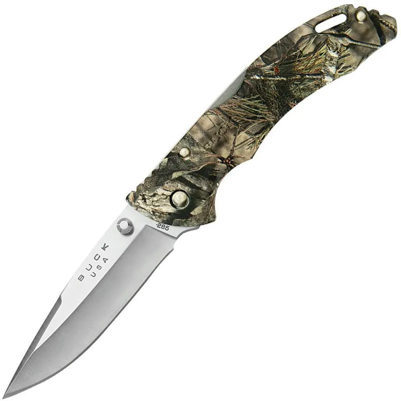 Buck 285 Bantam BLW Folding Knife Mossy Oak Break-Up Country Camo Cyclaire Knives and Tools