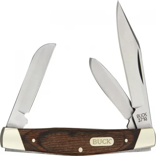 Buck 371 Stockman UK EDC Triple Blade Pocket Knife