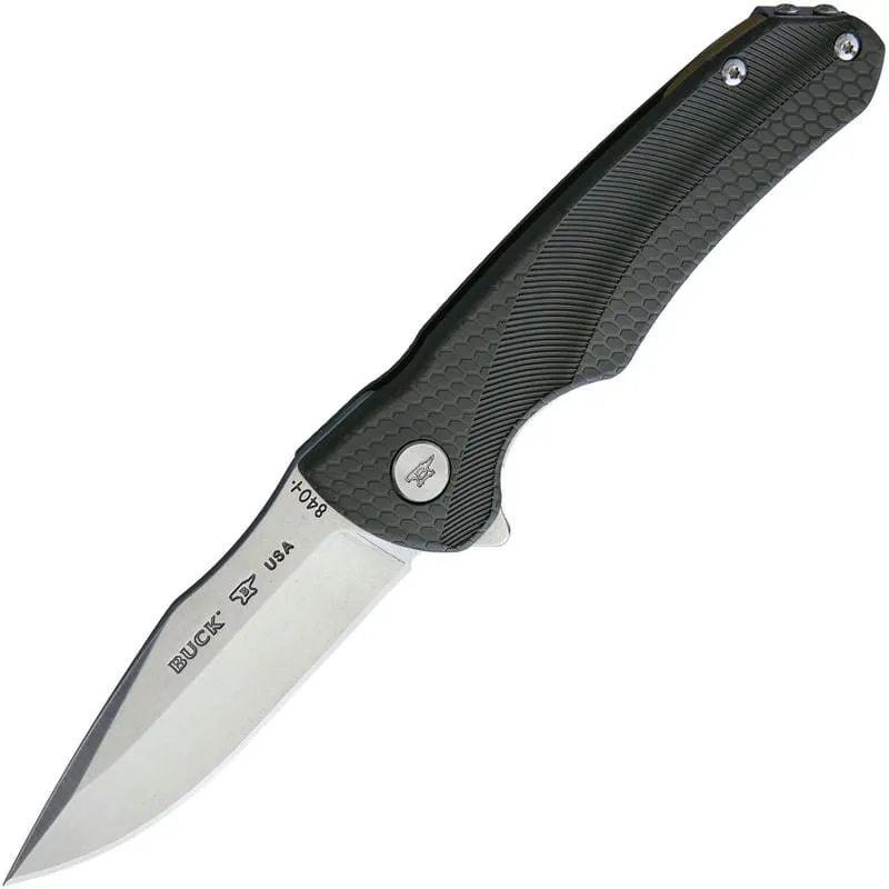 Buck Sprint Select Knife - 3.1" Stainless Steel Blade Green GRN Handle Cyclaire Knives and Tools