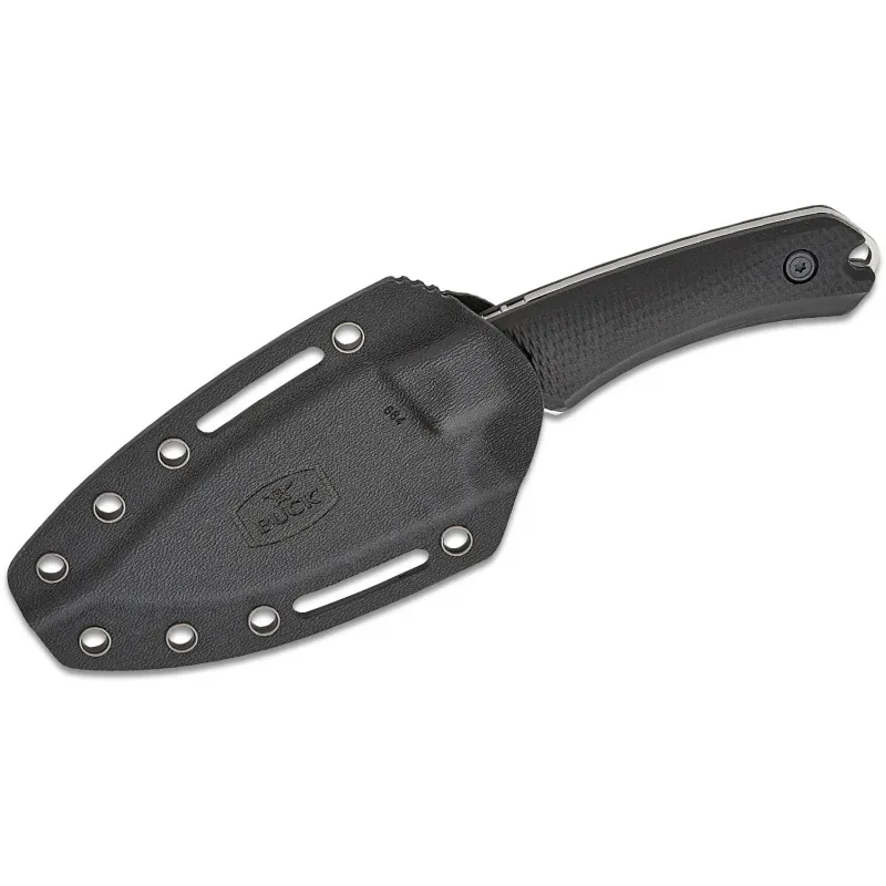 Buck 664 Alpha Hunter Elite Fixed Blade Knife - 3.62" MagnaCut DP Blade Black G10 Handle Cyclaire Knives and Tools