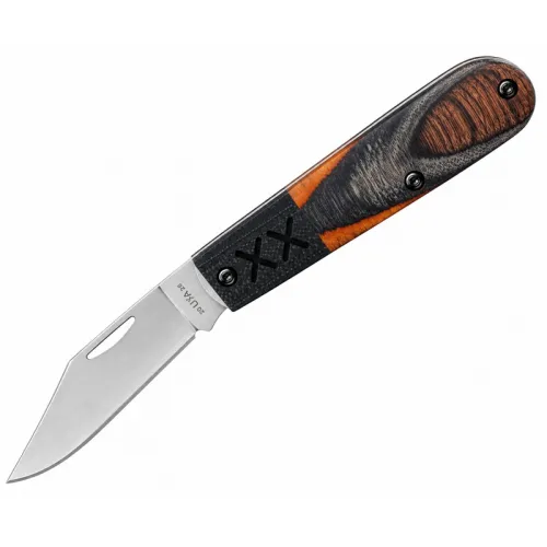 Case UK EDC Cut of the Month September Crossroads XR Barlow - 2.5" S35VN Blade Sloped Ember Glow DymaLux Wood Handle