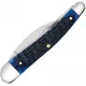Case XX Seahorse UK EDC Whittler Navy Bone Folding Knife - 3 Blades Navy Blue Jigged Bone Handle Cyclaire Knives and Tools