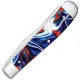 Case Harley Davidson Trapper Patriotic - Dual Blade Clip Point and Spey Cyclaire Knives and Tools