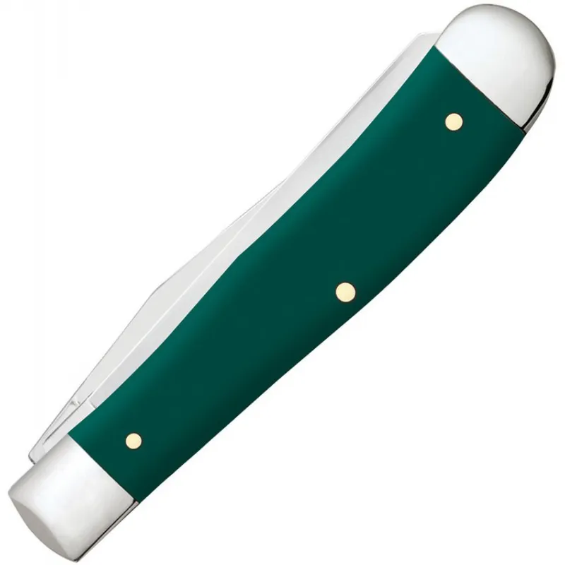 Case XX Trapper Spruce Green UK EDC Pocket Knife - Dual Blade Spruce Green Synthetic Handle Cyclaire Knives and Tools
