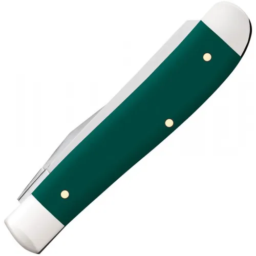 Case XX Mini Trapper Spruce Green UK EDC Pocket Knife - Dual Blade Spruce Green Synthetic Handle