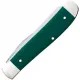 Case XX Mini Trapper Spruce Green UK EDC Pocket Knife - Dual Blade Spruce Green Synthetic Handle Cyclaire Knives and Tools