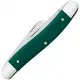 Case XX Muskrat Spruce Green UK EDC Pocket Knife - Dual Blade Spruce Green Synthetic Handle Cyclaire Knives and Tools