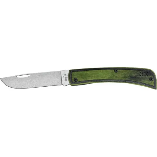 Case XX UK EDC Sod Buster Jr Crossroads XR - 2.83" S35VN Stainless Steel Blade Dymalux Wood Handle