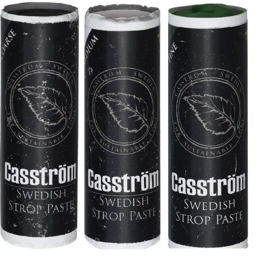 Casstrom Swedish Stropping Paste Pack of 3 - Coarse, Medium and Fine