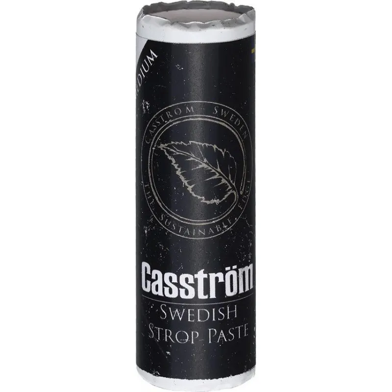 Casstrom White Medium Grit Swedish Stropping Paste Cyclaire Knives and Tools