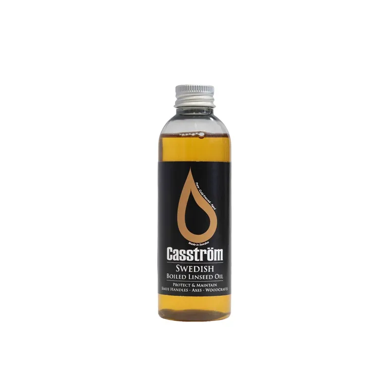 Casstrom Swedish Boiled Linseed Oil 100ml Cyclaire Knives and Tools