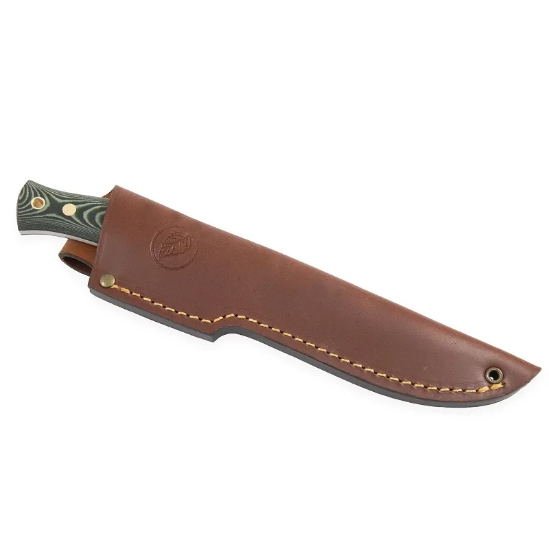 Casstrom No.14 SFK Camp Knife - 5.5" A8 MOD Blade Green Micarta Handle Cyclaire Knives and Tools