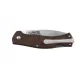 Casstrom Lars Falt Coffee Folding Knife - 3" 14C28N with Cryo-quench Blade Brown Handle Cyclaire Knives and Tools