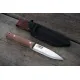 Casstrom Canvas Micarta Lars Falt Knife - 4.5" A8 Mod Steel Black Kydex Sheath Cyclaire Knives and Tools
