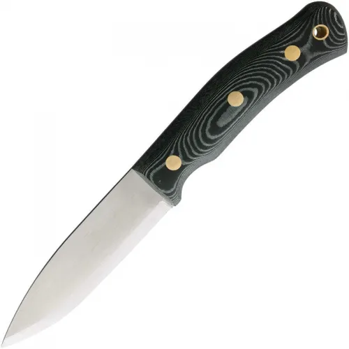 Casstrom No.10 SFK Micarta Knife - 3.93" Stainless Steel Scandi Blade - Micarta Handle