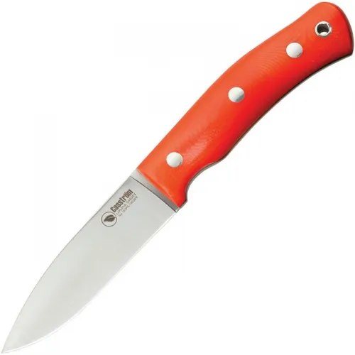 Casstrom No.10 Swedish Forest Knife Orange - 3.93" Blade, G10 Handle