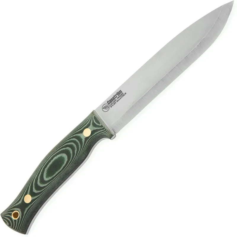 Casstrom No.14 SFK Camp Knife - 5.5" A8 MOD Blade Green Micarta Handle Cyclaire Knives and Tools