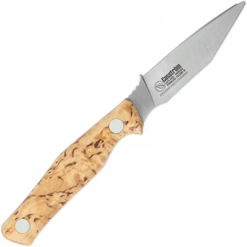 Casstrom Swedish Field Dresser - 3" 14C28N Steel Curly Birch Handle with Kydex Sheath