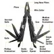 Caterpillar 980021 13-in-1 Multi Tool Cyclaire Knives and Tools