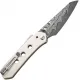 CIVIVI Snecx Vision FG Superlock Folding Knife - 3.54" Damascus Steel Blade Ivory G10 Handle Cyclaire Knives and Tools