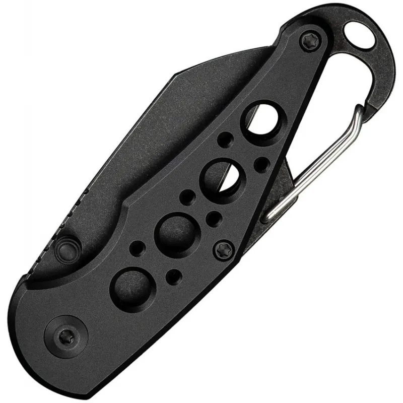 CIVIVI Pragma Folding Knife - 2.2" Black Nitro-V Wharncliffe Blade Black Milled Aluminum Handle Cyclaire Knives and Tools