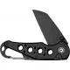 CIVIVI Pragma Folding Knife - 2.2" Black Nitro-V Wharncliffe Blade Black Milled Aluminum Handle Cyclaire Knives and Tools