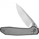 CIVIVI Elite Tessera Folding Knife - 3.37" S35VN Satin Blade Grey Diamond Patterned Aluminum Handle Cyclaire Knives and Tools